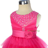 FG308 Girls Beaded Tulle Flower Girl Dresses Pageant Party Occasion Dress Size 2-8