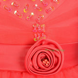 FG308 Girls Beaded Tulle Flower Girl Dresses Pageant Party Occasion Dress Size 2-8