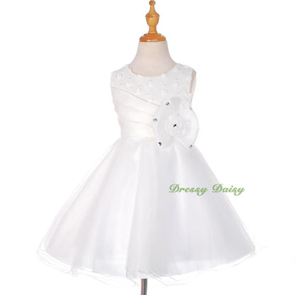 FG288 Rhinestones Flower Girl Dress Birthday Wedding Party Pageant Occasion Size 2-9