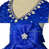 FG313 Girls Glitz Rhinestone Sequin Pageant Dresses Ball Gown Party Dress Size 2-12