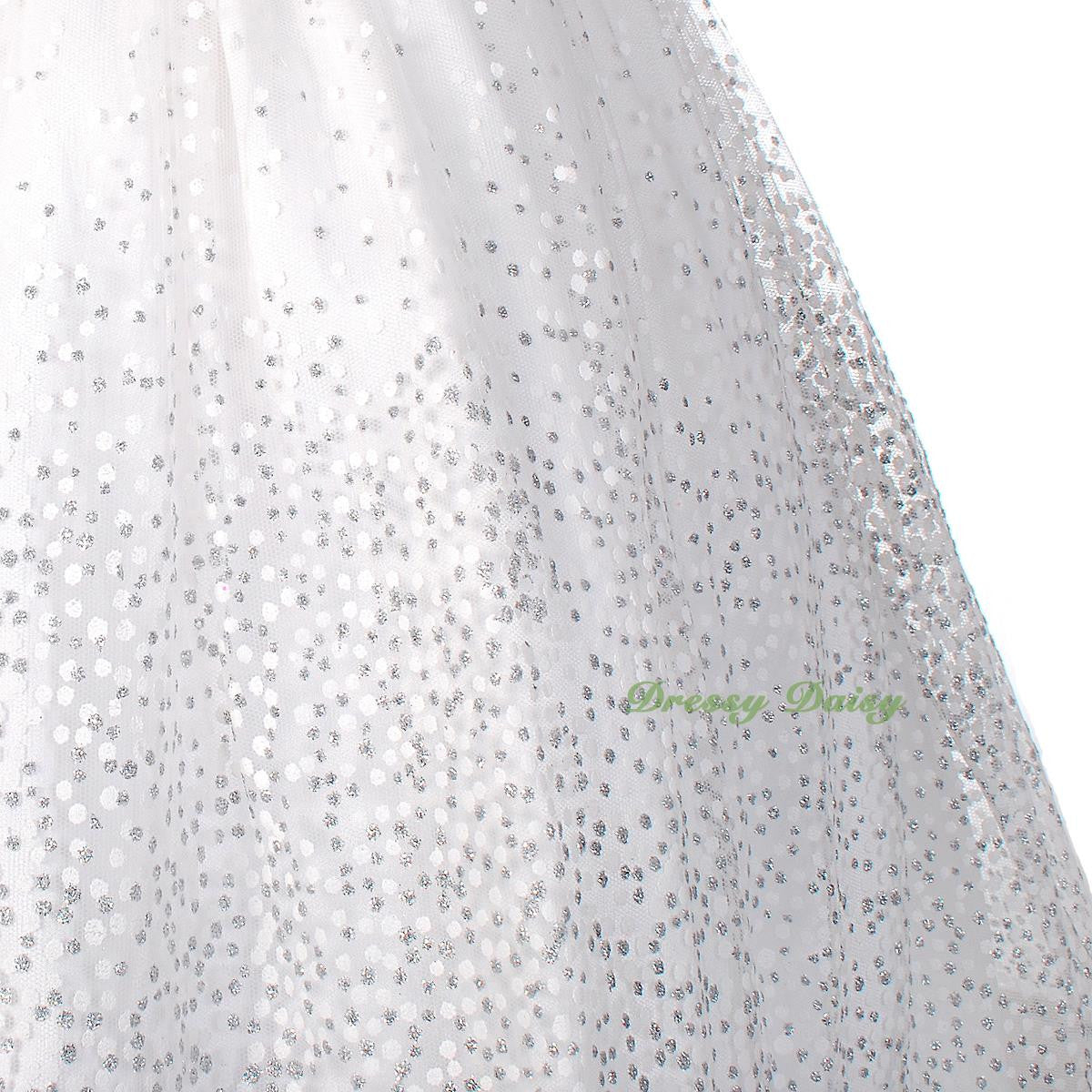 FG278 Girls' Soutache Rosette Wedding Flower Girl Pageant Communion Dress Size 2-11