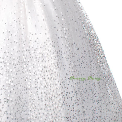 FG278 Girls' Soutache Rosette Wedding Flower Girl Pageant Communion Dress Size 2-11