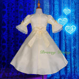 VD002 Vintage Victorian Dresses Fancy Costume Pageant Flower Girl Dress Size 2T-9