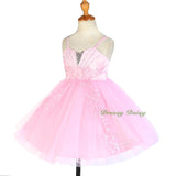 FG303 Rich Beaded Embroidery Flower Girl Dress Wedding Party Occasion Kid Size 18 Months - 7