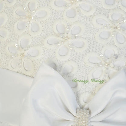 FG319 Bead Embellishment Flower Girl Dresses Pageant Party Occasion Dress Size 18 Months - 9
