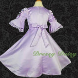 VD002 Vintage Victorian Dresses Fancy Costume Pageant Flower Girl Dress Size 2T-9