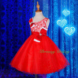 FG213 Girls' Lace Tulle Flower Girl Dresses Pageant Party Occasion Dress Size 18 Months - 8