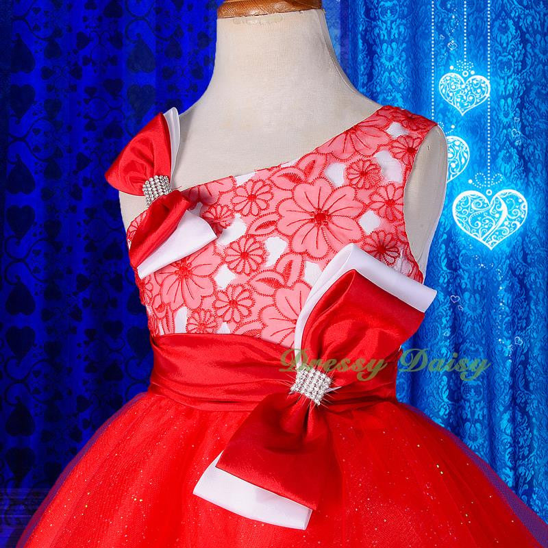FG213 Girls' Lace Tulle Flower Girl Dresses Pageant Party Occasion Dress Size 18 Months - 8