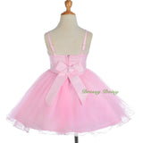 FG302 Girls Diamante Sequin Tulle Flower Girl Dresses Party Pageant Dress Size 2-8