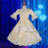 VD002 Vintage Victorian Dresses Fancy Costume Pageant Flower Girl Dress Size 2T-9