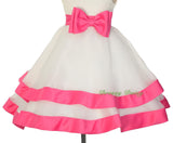 FG310 Lace Organza Tiered Flower Girl Wedding Pageant Party Occasion Dress Size 2-9