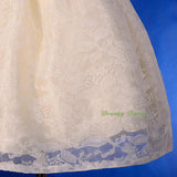 FG276 Baby Girls' Floral Lace Flower Girl Dresses Pageant Birthday Dress Size 9 Months - 4