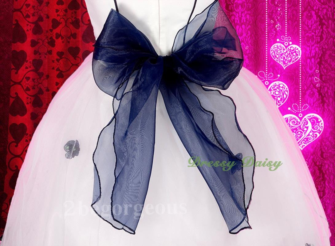 FG220A Girls' Tulle Pageant Party Flower Girl Dresses Build-in Petticoat Size 18 Months - 12