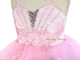 FG303 Rich Beaded Embroidery Flower Girl Dress Wedding Party Occasion Kid Size 18 Months - 7