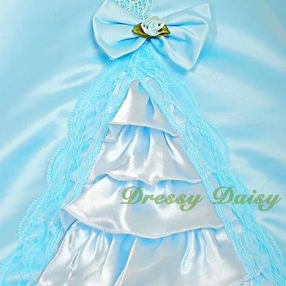 VD002 Vintage Victorian Dresses Fancy Costume Pageant Flower Girl Dress Size 2T-9