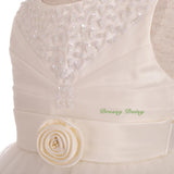 FG308 Girls Beaded Tulle Flower Girl Dresses Pageant Party Occasion Dress Size 2-8