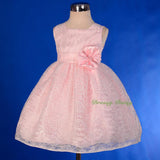 FG276 Baby Girls' Floral Lace Flower Girl Dresses Pageant Birthday Dress Size 9 Months - 4