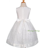 FG278 Girls' Soutache Rosette Wedding Flower Girl Pageant Communion Dress Size 2-11