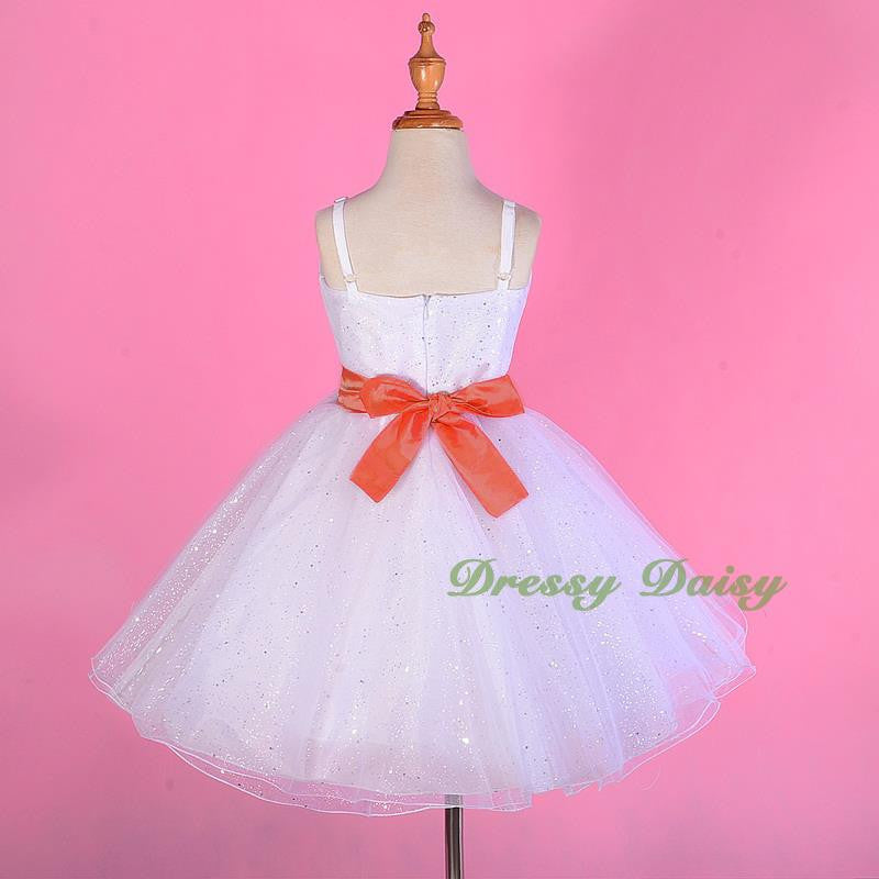 FG261 Girls' Tulle Flower Girl Dresses For Wedding Pageant Size 2-7