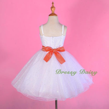FG261 Girls' Tulle Flower Girl Dresses For Wedding Pageant Size 2-7