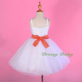 FG261 Girls' Tulle Flower Girl Dresses For Wedding Pageant Size 2-7