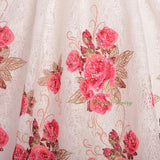FG331 Girls' Lace Scalloped Hem Wedding Flower Girl Pageant Party Dresses Size 3-10