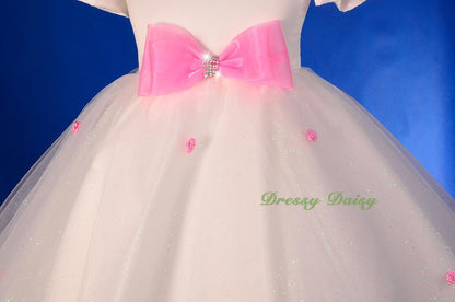 FG277A Off-shoulder Flower Girl Dress Wedding Pageant Party Birthday Size 2-9