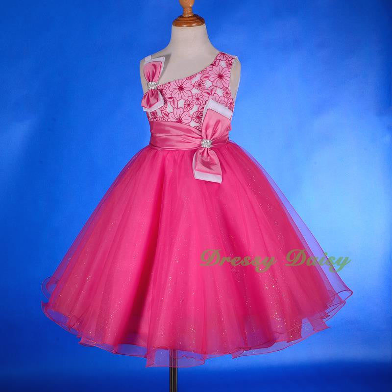 FG213 Girls' Lace Tulle Flower Girl Dresses Pageant Party Occasion Dress Size 18 Months - 8