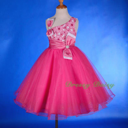 FG213 Girls' Lace Tulle Flower Girl Dresses Pageant Party Occasion Dress Size 18 Months - 8