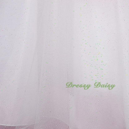 FG246 Girls' Big Bow Tulle Flower Girl Dresses Party Pageant Dress Size 2-9